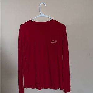 Vineyard Vines Red Long-sleeve Tee